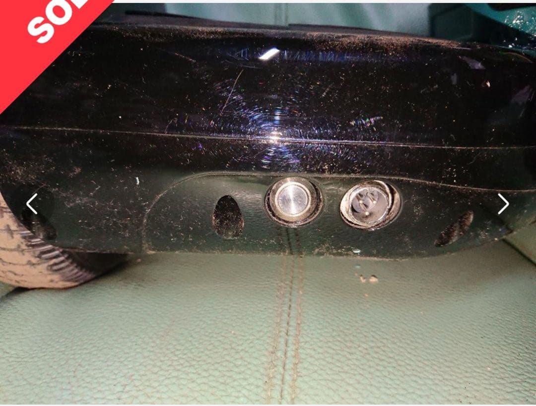 Black Electric Skateboard with Two Batteries