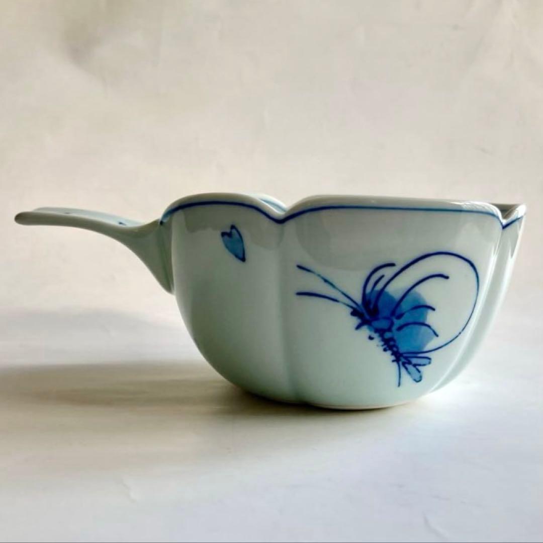 Arita Ware Kinsho-do ★ Dancing Butterfly Tonkotsu ★ With Spoon ★ Small Bowl ★ Pouring Pot ★ Dressing ★ Sauce Pot