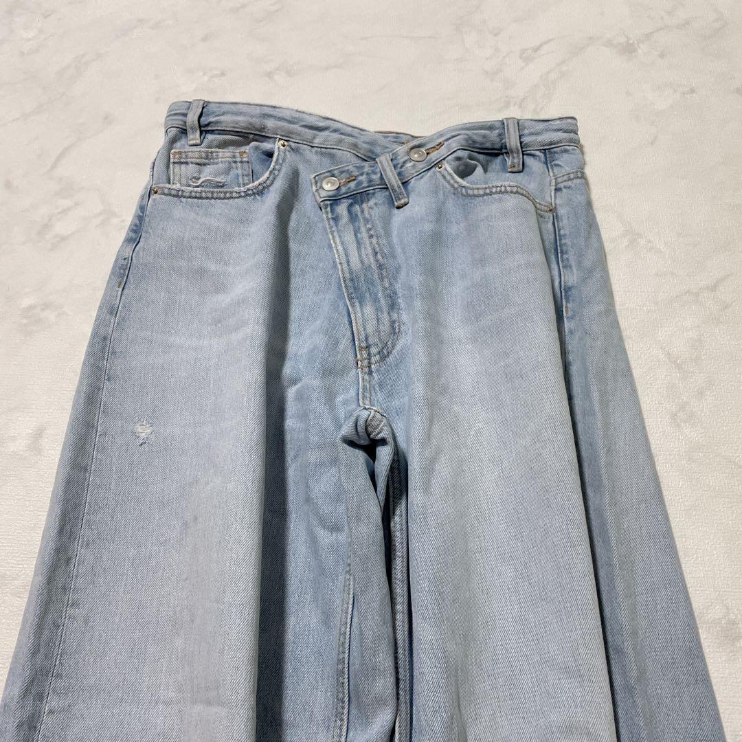 【Sold Out✨】ZARA Wide Baggy Pants Size 40 (M-L) Light Blue