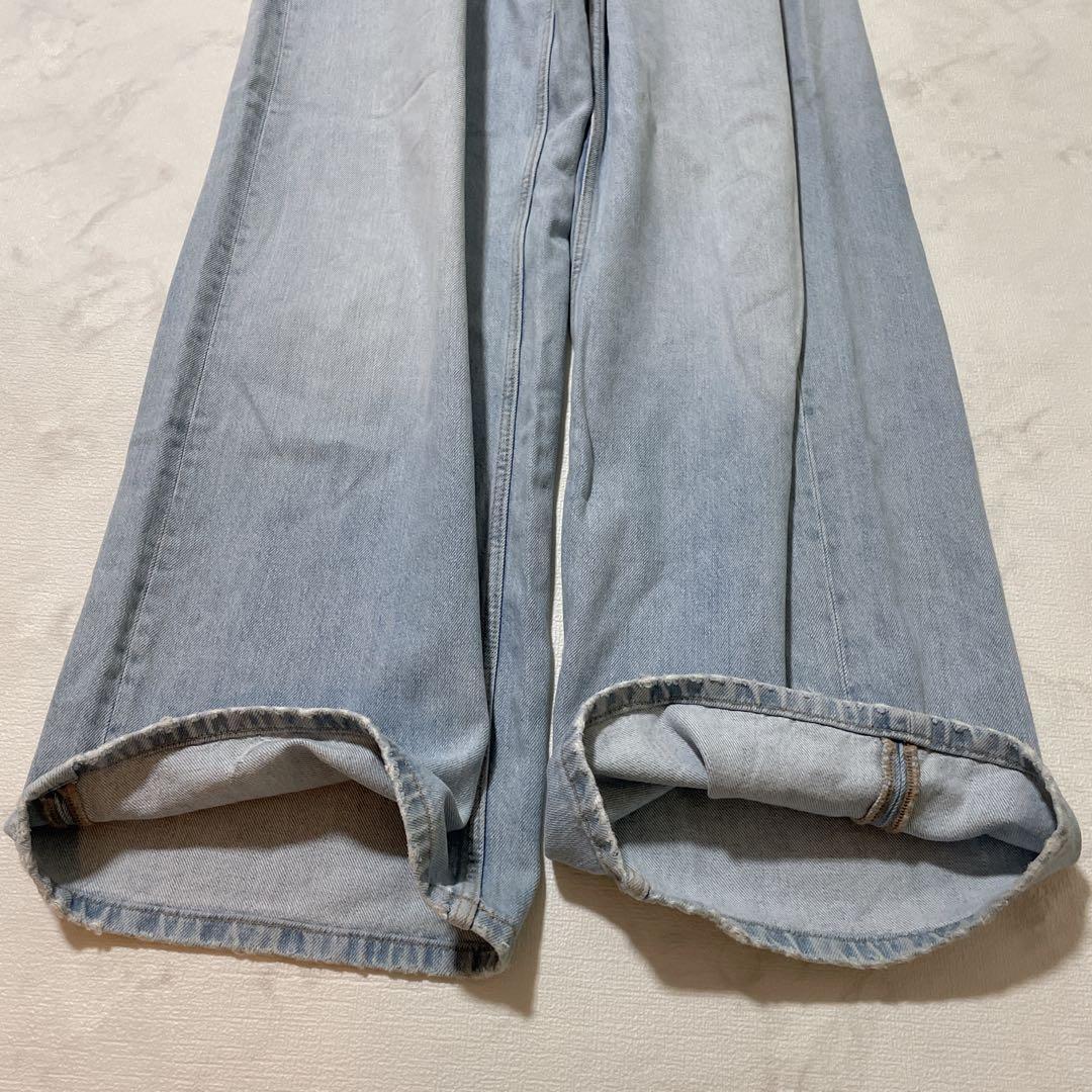 【Sold Out✨】ZARA Wide Baggy Pants Size 40 (M-L) Light Blue