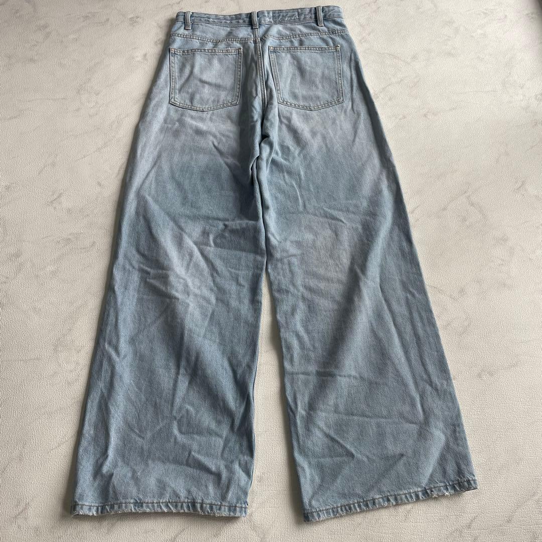 【Sold Out✨】ZARA Wide Baggy Pants Size 40 (M-L) Light Blue