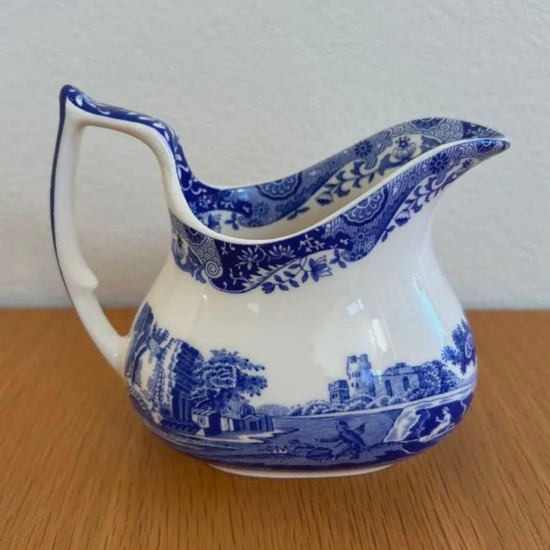 【Excellent Condition】Made in England Spode Blue Italian Creamer