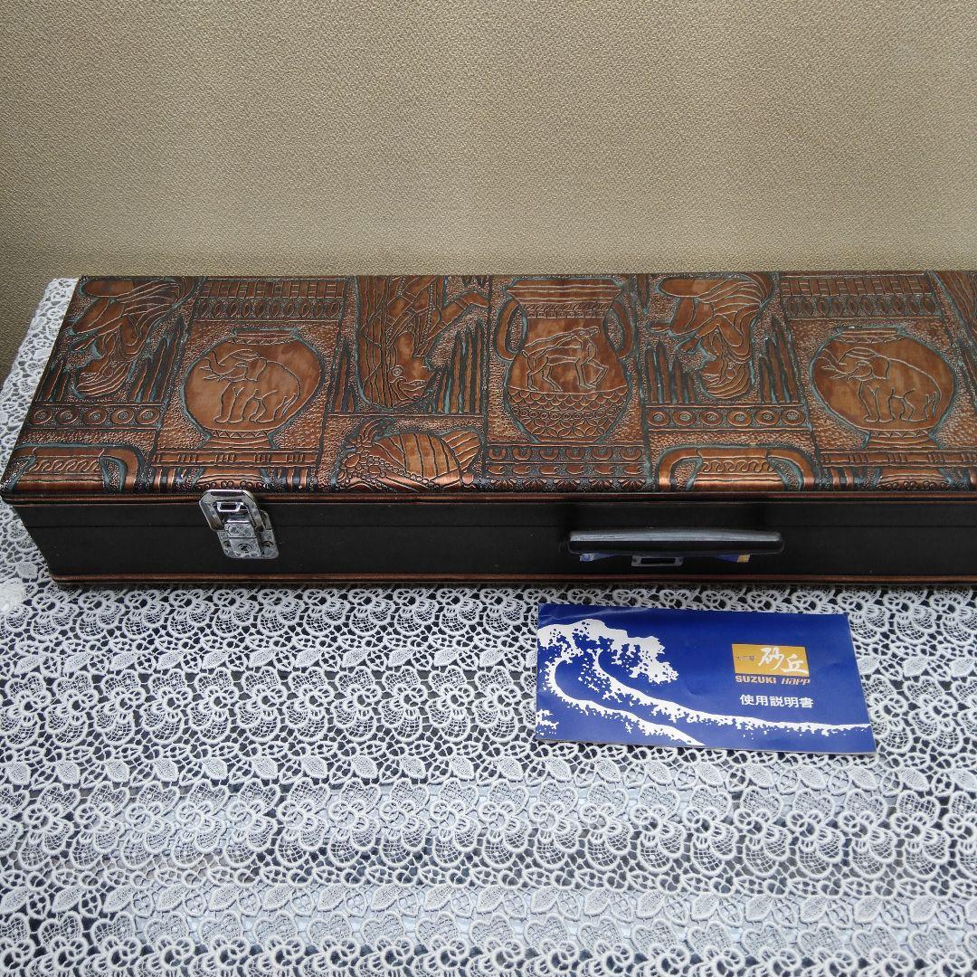 SUZUKI Taishōkotō with Luxurious Case, Wooden Taishōkotō, 5 Strings