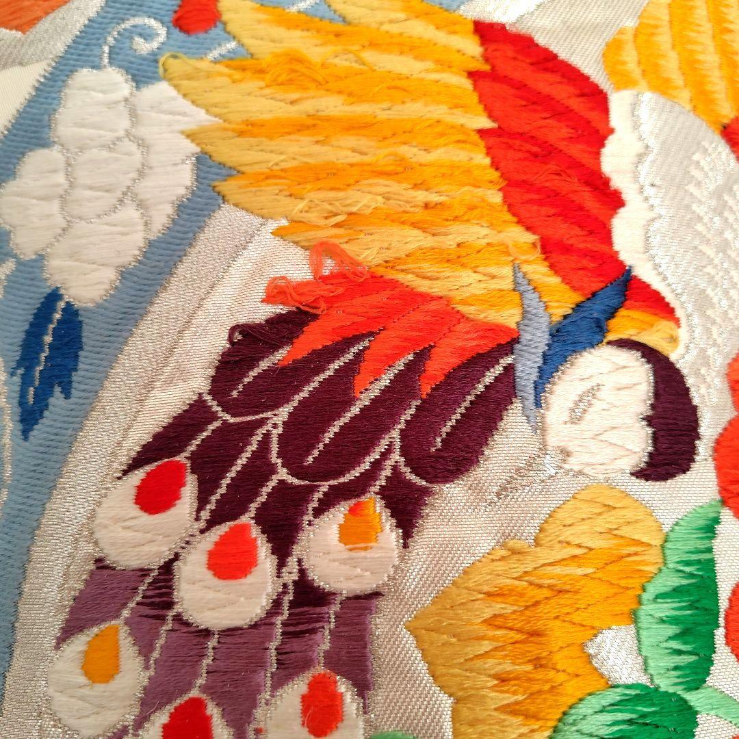 Koto Cover [Hō] Kimono Obi Yutan (Oil Sheet) Handmade Japanese Musical Instrument Pure Silk Fukuro Obi Ikuta-ryū Yamada-ryū