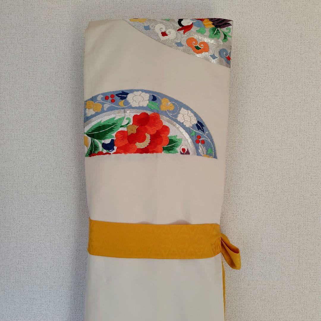 Koto Cover [Hō] Kimono Obi Yutan (Oil Sheet) Handmade Japanese Musical Instrument Pure Silk Fukuro Obi Ikuta-ryū Yamada-ryū