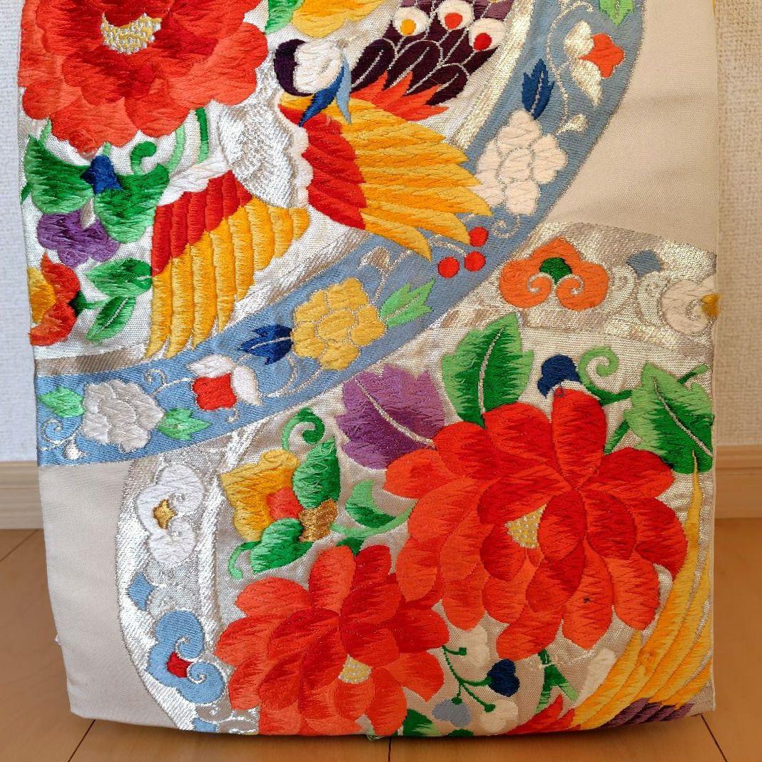 Koto Cover [Hō] Kimono Obi Yutan (Oil Sheet) Handmade Japanese Musical Instrument Pure Silk Fukuro Obi Ikuta-ryū Yamada-ryū