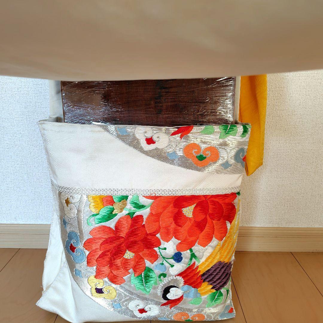 Koto Cover [Hō] Kimono Obi Yutan (Oil Sheet) Handmade Japanese Musical Instrument Pure Silk Fukuro Obi Ikuta-ryū Yamada-ryū