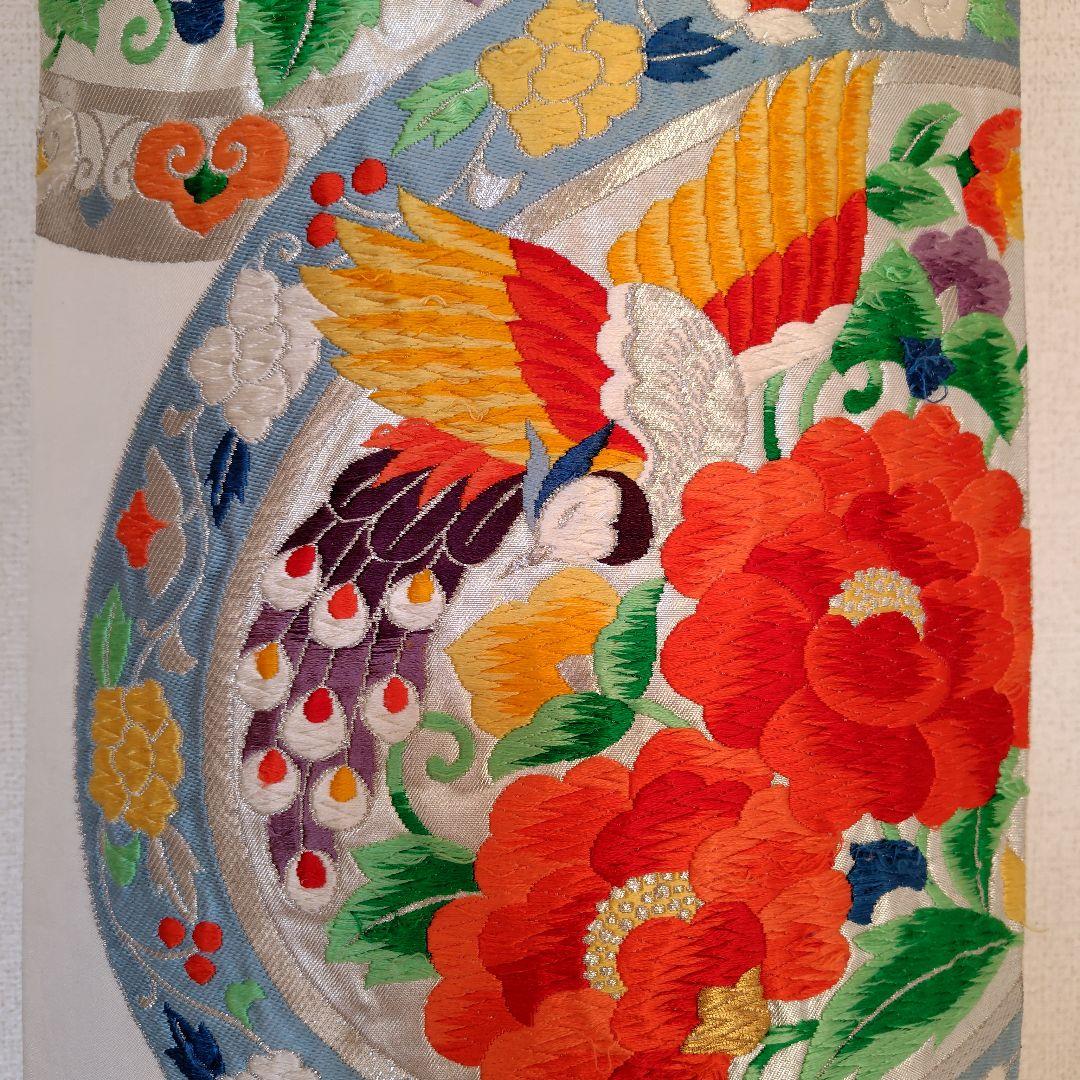 Koto Cover [Hō] Kimono Obi Yutan (Oil Sheet) Handmade Japanese Musical Instrument Pure Silk Fukuro Obi Ikuta-ryū Yamada-ryū