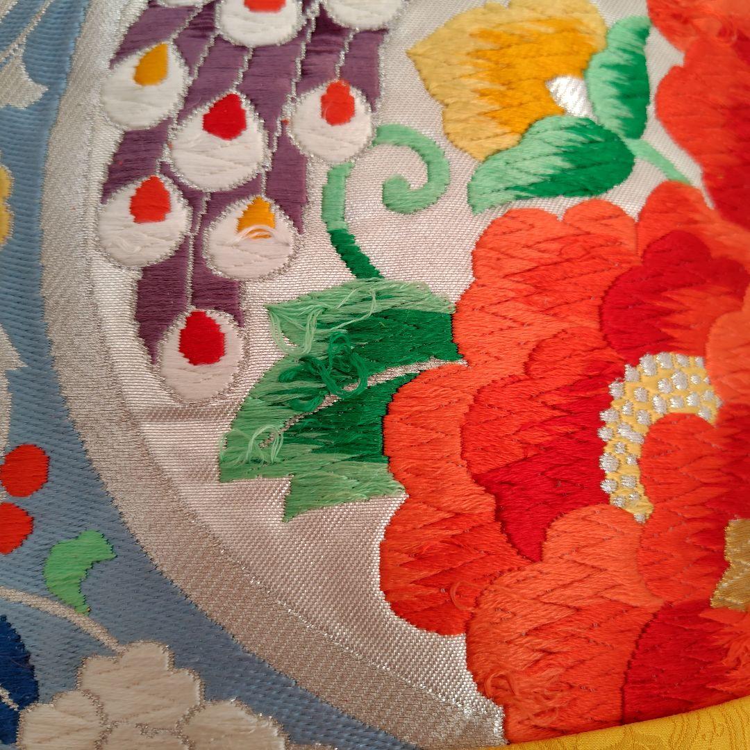 Koto Cover [Hō] Kimono Obi Yutan (Oil Sheet) Handmade Japanese Musical Instrument Pure Silk Fukuro Obi Ikuta-ryū Yamada-ryū