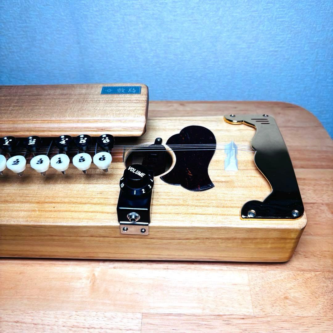 Taishogoto Shikishima Kotodenryu Innocence Finish Wooden Hard Case Included String Instrument