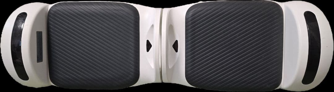 White Electric Skateboard with LED Lights