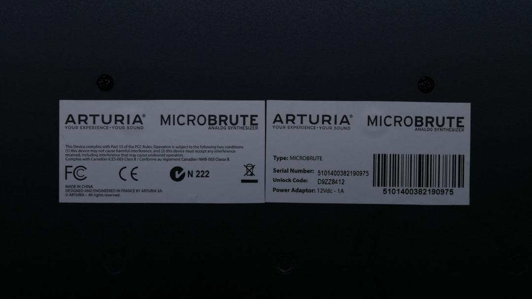 Arturia MicroBrute Analog Synthesizer